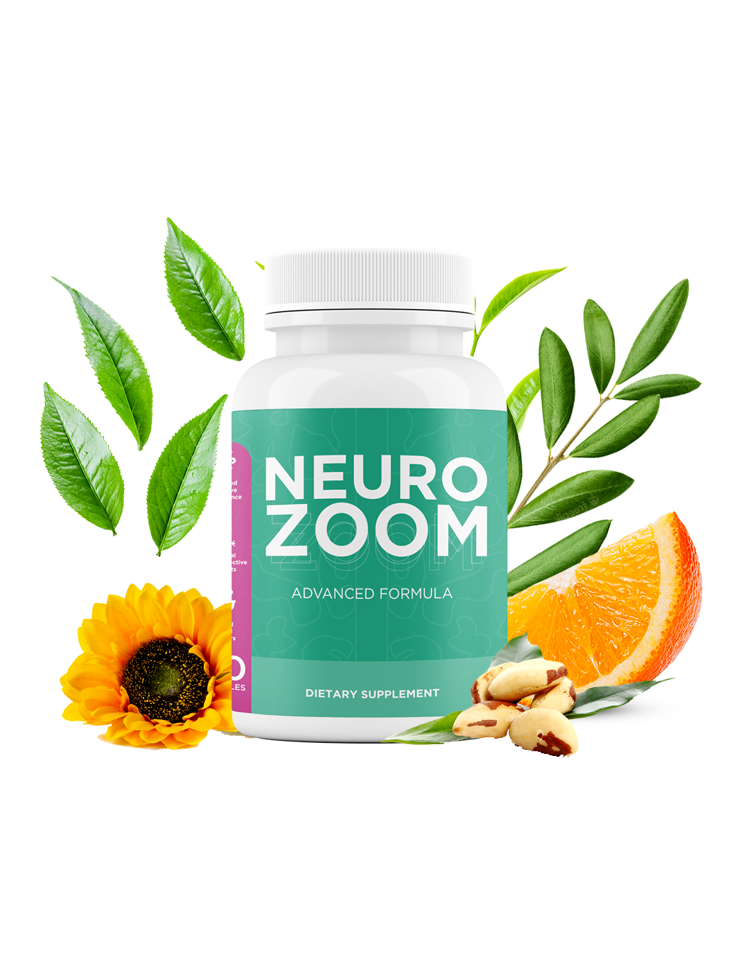 NeuroZoom Brain Health Supplement Bottle